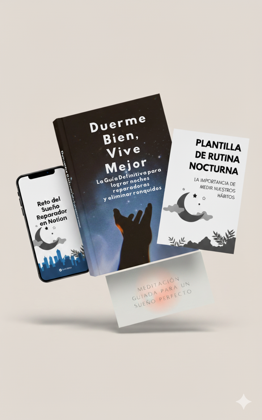 Duerme Bien, Vive Mejor Pack: La Guía Definitiva para lograr noches reparadoras